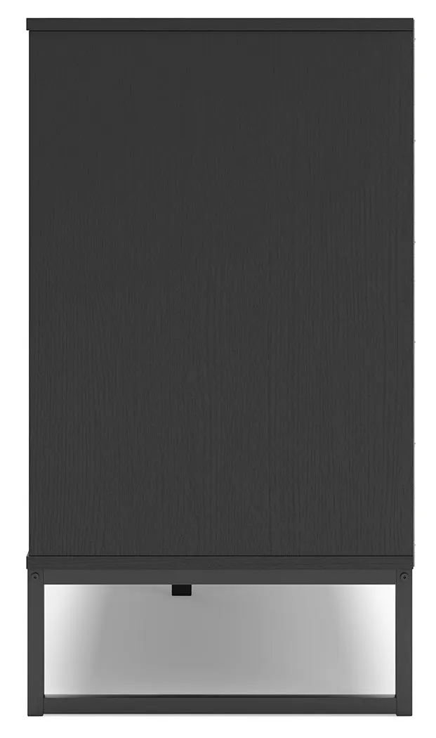 Socalle Twin Panel Headboard with Dresser, Chest and 2 Nightstands in Black