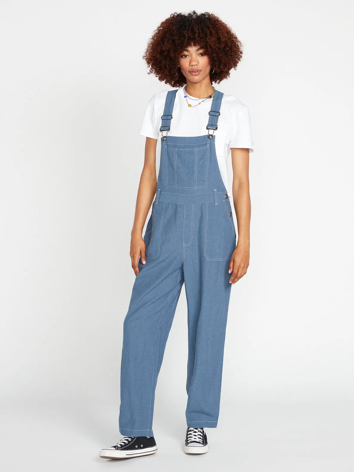 SUNDAY STRUT OVERALLS - FLIGHT BLUE