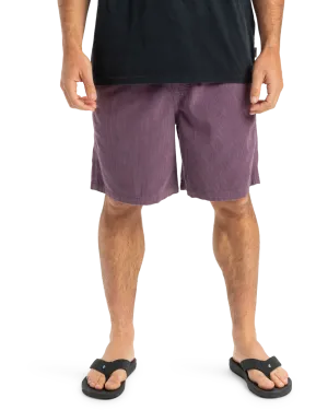 Taxer Cord Walkshorts in Vintage Violet