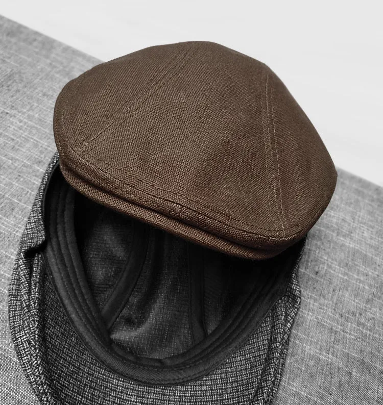Thin, Comfortable, Pure Cotton, Japanese Retro Caps, Retro Literary And Artistic Small Fresh Berets, Forward Hats For Men And Women