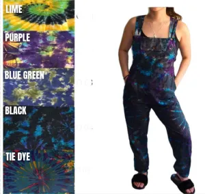 Tie Dye Overalls - Wholesale