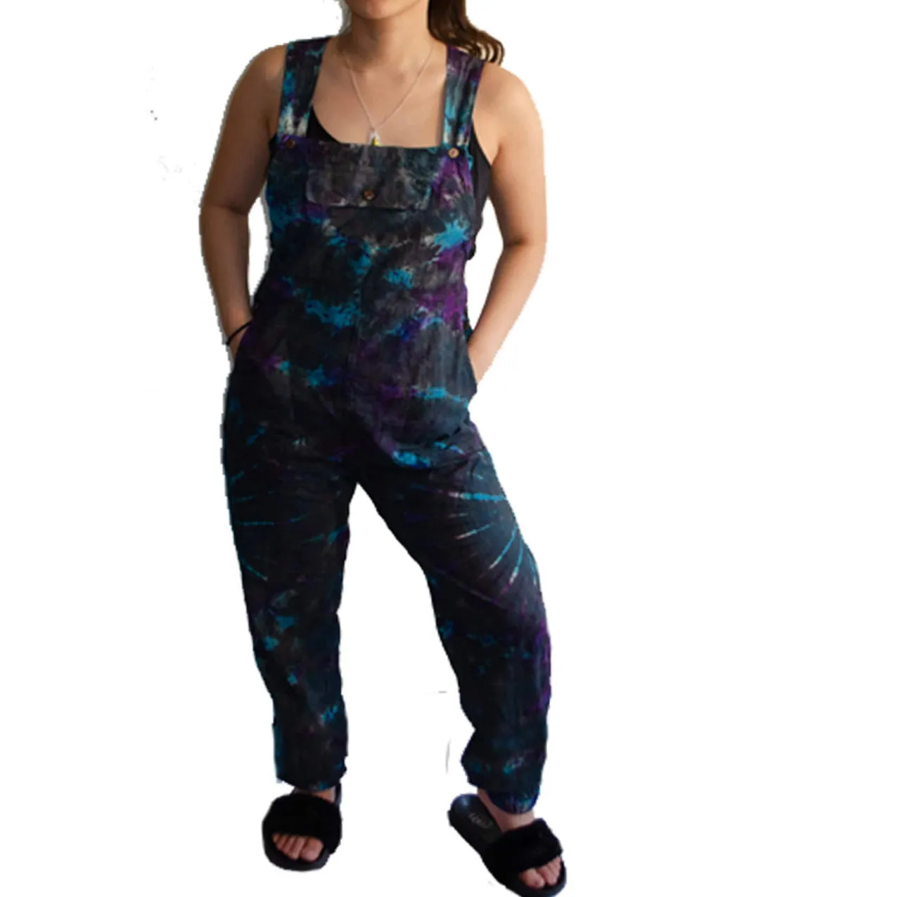 Tie Dye Overalls - Wholesale