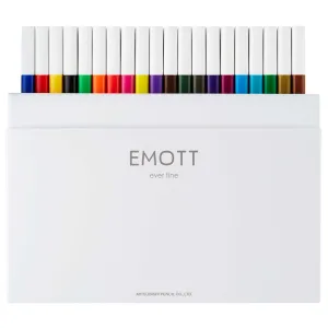 Uni Emott Fineliner Set of 40 Assorted