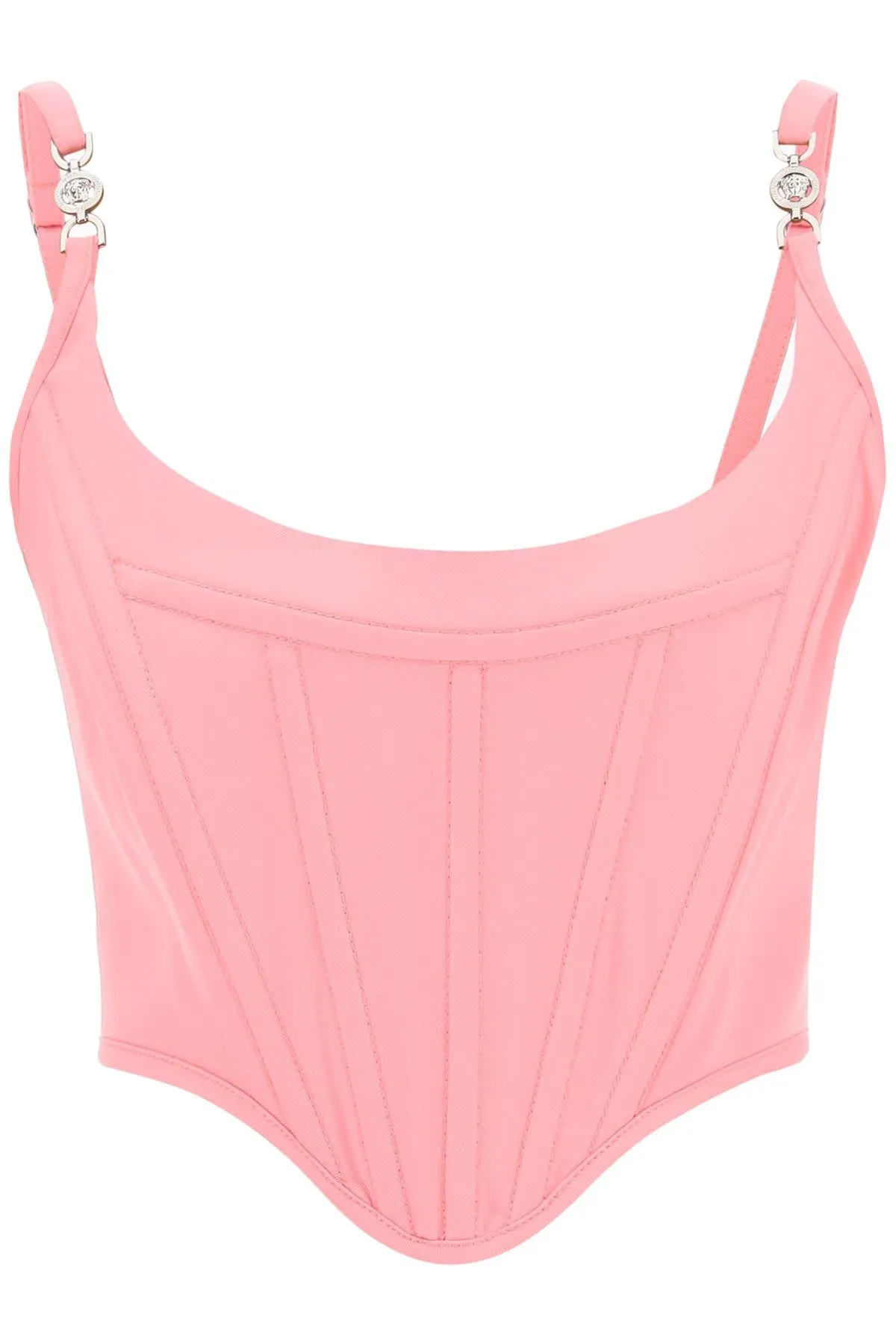 VERSACE monogram corset top