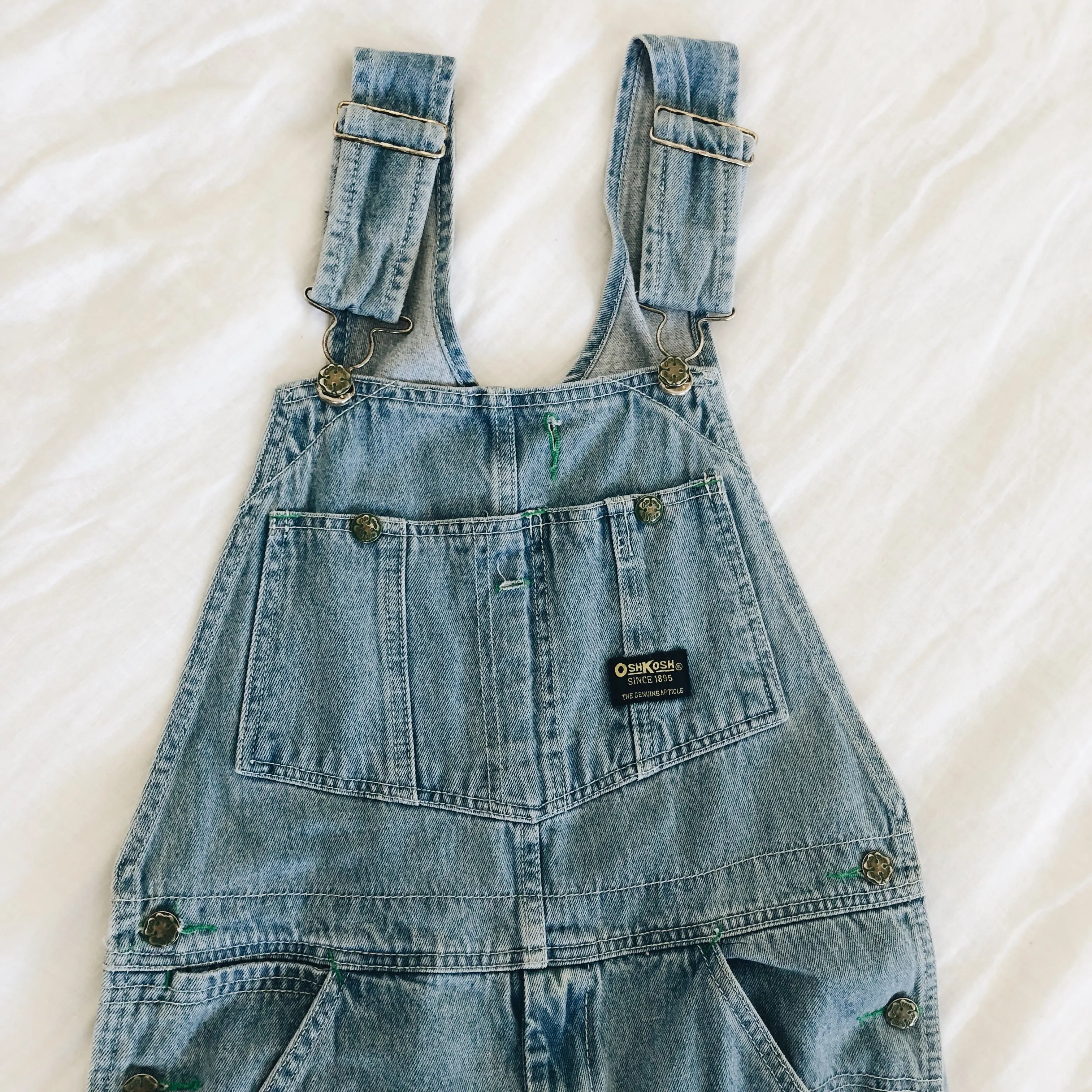 Vintage OshKosh Light Blue Overalls 28x32