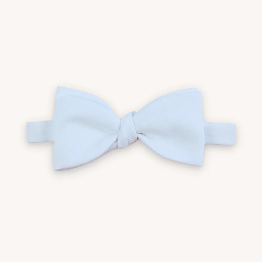 White Pique Butterfly