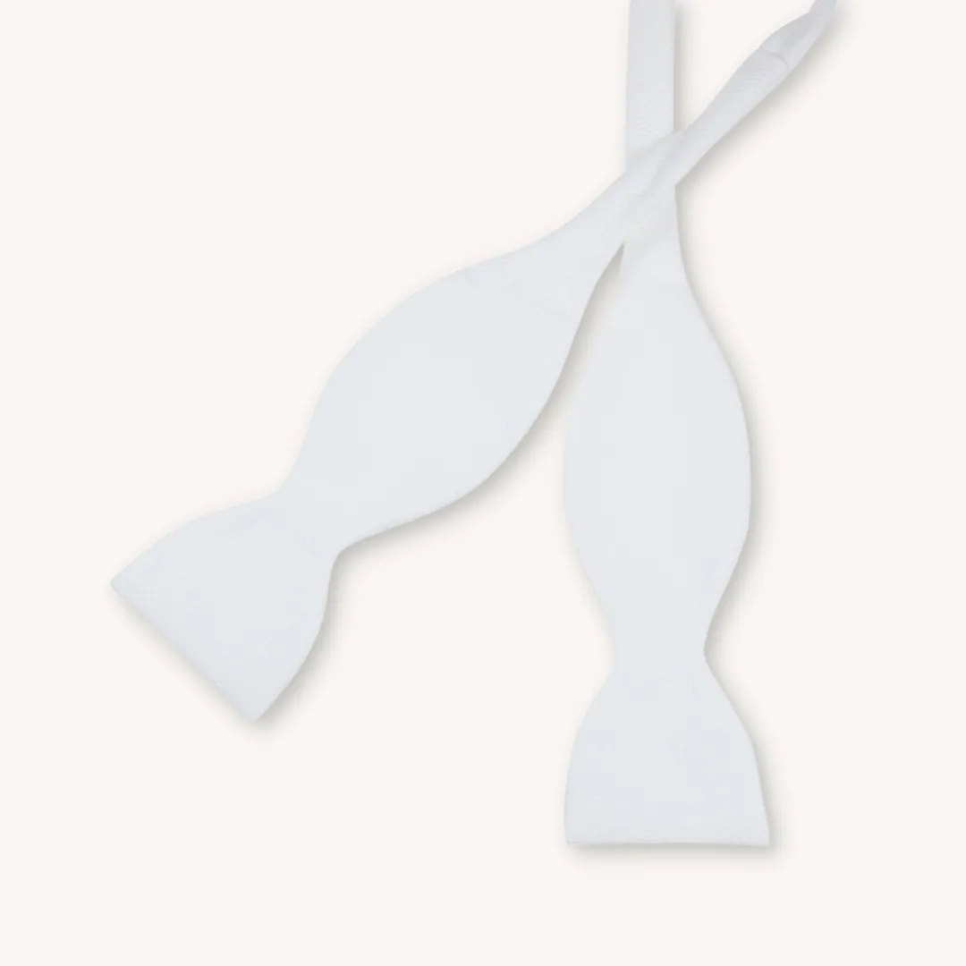 White Pique Butterfly