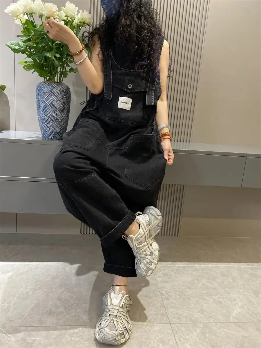 womens denim overalls jean overall black denim dungarees