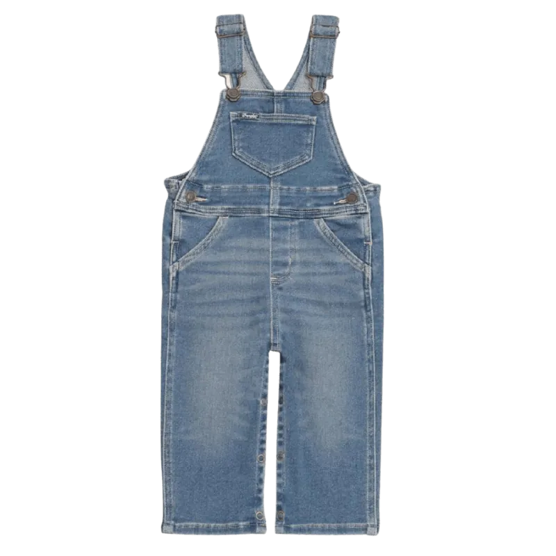Wrangler Baby Girls Myra Light Wash Overalls 112338913
