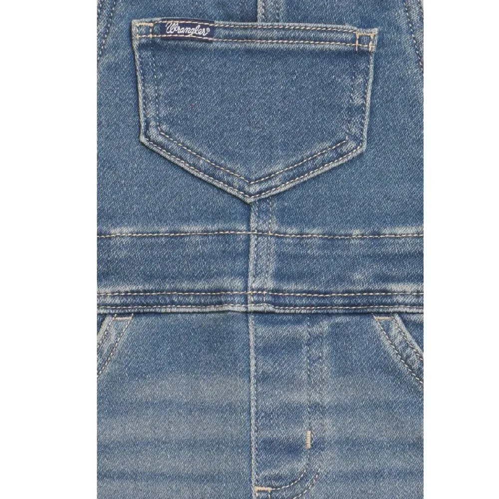 Wrangler Baby Girls Myra Light Wash Overalls 112338913